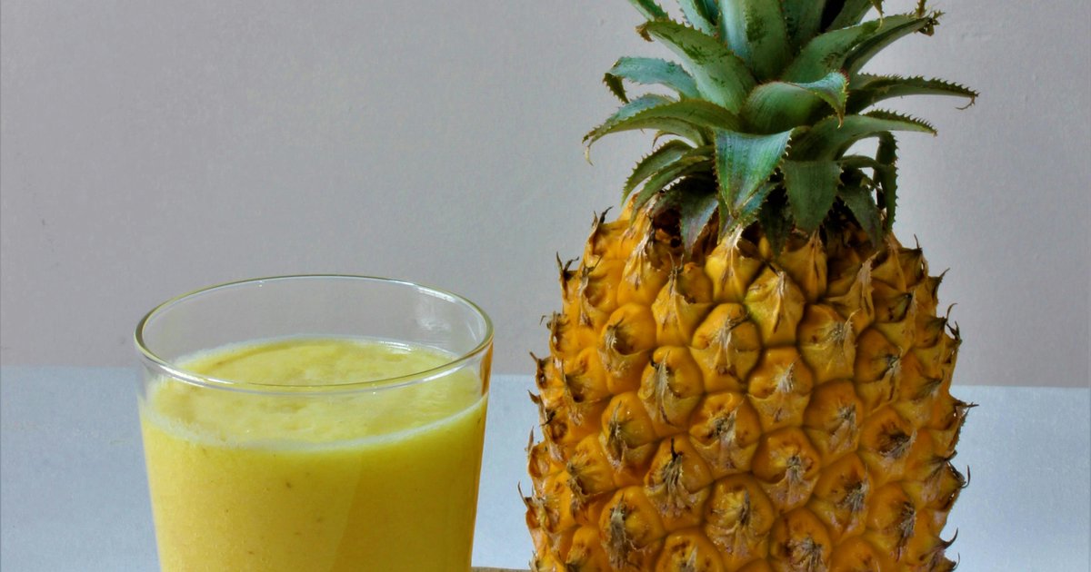 Smoothie Ananasowo-Imbirowe Spalające Tłuszcz
